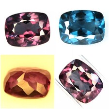 10.30 Ct Natural Alexandrite Cushion Cut Color Changing Loose Certified Gemstone