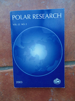 POLAR RESEARCH Norwegian2003 Institute Articles Global Warming Science Poles