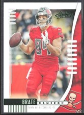 2019 Panini Absolute #87 Cameron Brate Green Tampa Bay Buccaneers