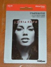 RARE ALICIA KEYS COLLECTIBLE DIGITAL ALBUM CARD NOT ACTIVATED DOES NOT WORK