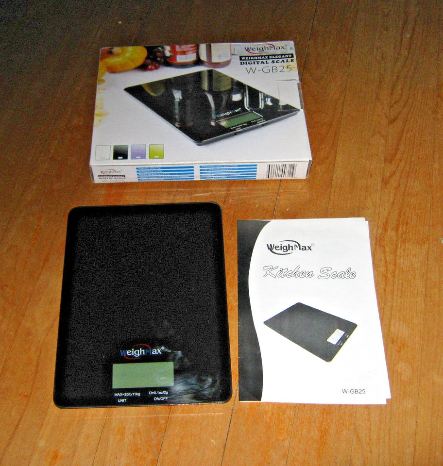 Báscula digital de cocina para correo y alimentos Weighmax GB25, NO FUNCIONA PARA REPUESTOS/REPARACIÓN Foto 4 de 4