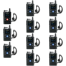 Retekess TT126 Two-Way Tour Guide System Microphone Transmitter 10 Receivers US
