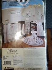 Living Textiles 100 cotton Crib Fitted Sheet - Green/ white dots 27" x 52" x8"