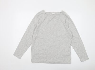 Cotton Traders Damen grau Polyester Basic T-Shirt Größe 20 quadratischer Ausschnitt