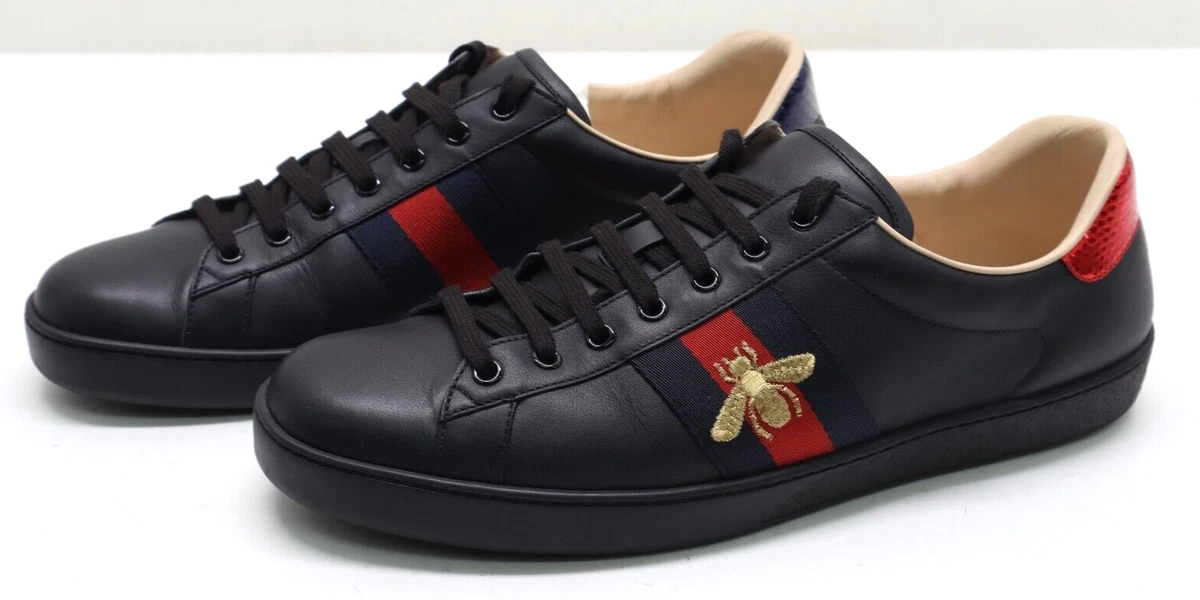 Gucci ace cheap bee black