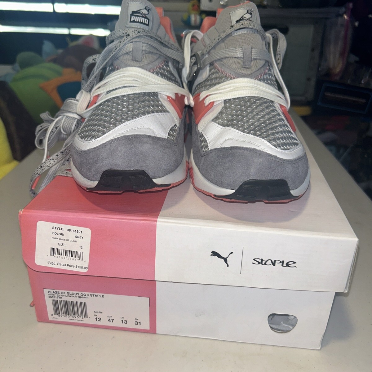 PUMA - Blaze of Glory OG X Staple Pigeon 13 US Silver/gray