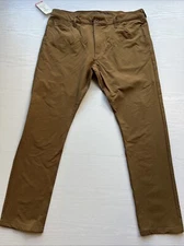 Dockers Go To Tech Pants Mens 38x30 Brown Jean Cut Slim Fit Flex New