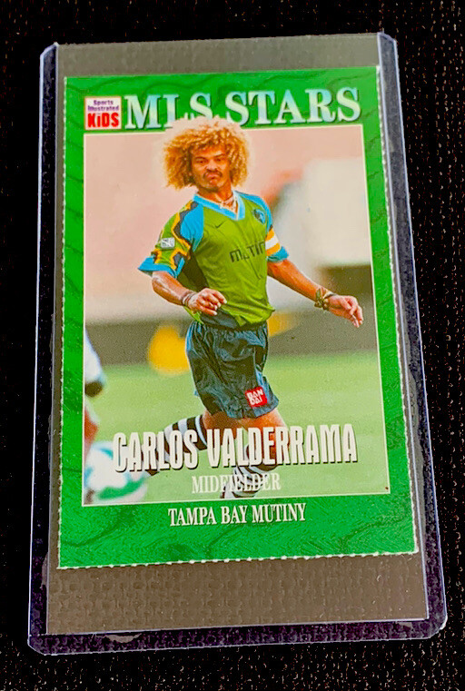 196★サッカー★carlos valderrama★prostars CARLOS VALDERRAMA #300-PANINI ITALIA '90-Columbia-NEW