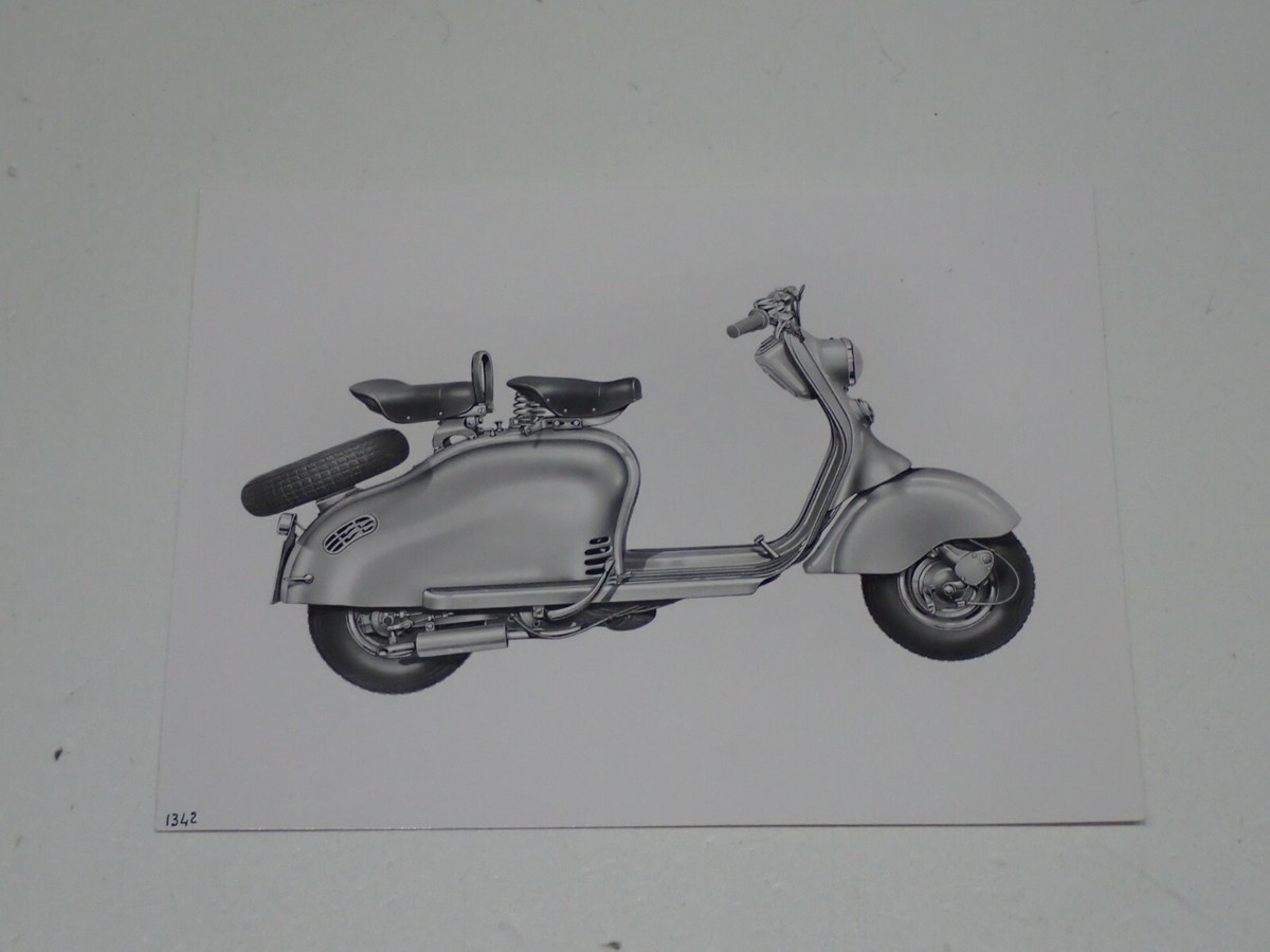 INNOCENTI LAMBRETTA 150 ld FOTOGRAFIA ORIGINALE