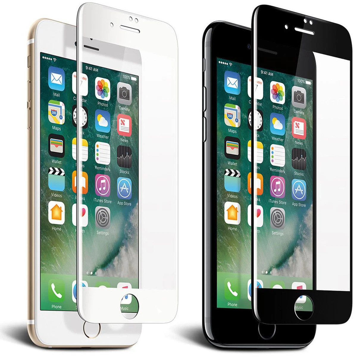 Vetro temperato Pellicola per Apple iPhone 6 / 6S Proteggi schermo intero 4063758193772