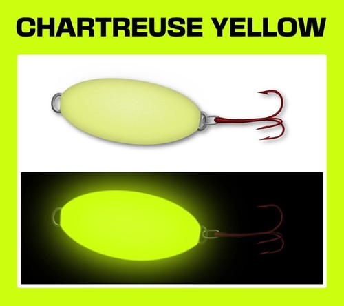 * Fishing Lures ALL SUPER GLOW IN THE DARK RATTLING CASTING JIGGING SPOON BAIT - Picture 10 of 17