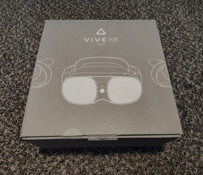 VIVE XR Elite Standalone VR Headset Black w/ Controllers & Kiwi PC Link Cable
