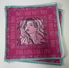 DUA LIPA 2017 USA TOUR Musical   ALBUM COVER SKETCH BANDANA   OFFICIAL NEW 