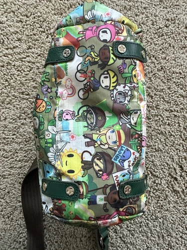 Tokidoki LeSportsac Crossbody Bag Eco Mondo Save The Planet Save Whales Rare - Picture 15 of 21