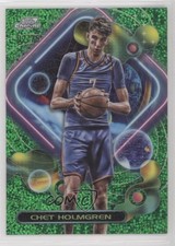 2023 Topps Cosmic Chrome Green Space Dust Refractor /75 Chet Holmgren #86 12ui