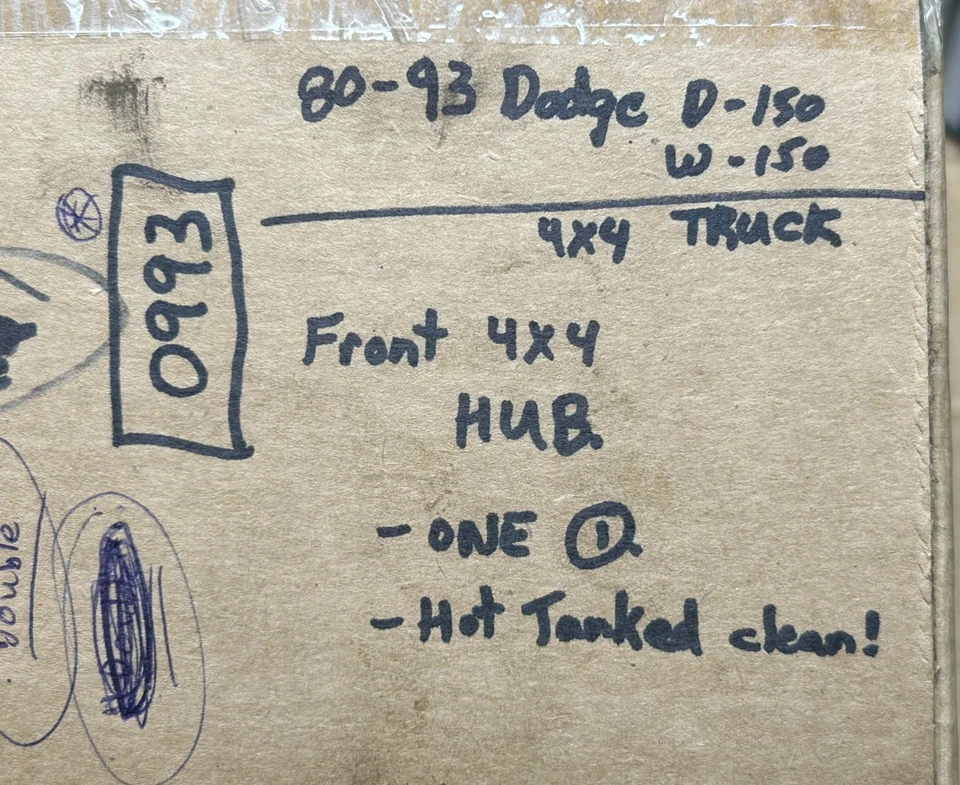 1980-1993 Dodge W-150 - 4x4 Dana 44 Front Wheel Hub 5 Lug 5 x 5.5 Bolt Pattern - Image 2 of 4