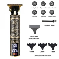 Professional Hair Clippers Trimmer Cordless Shaving Machine Cutting Barber Beard