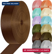 Nylon Webbing 1 inch 1.5 inch Lightweight Nylon Strap Flat Climbing Webbing for