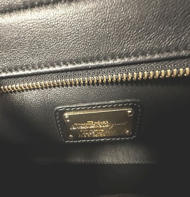 Salvatore Ferragamo Sofia Gancini Python Calf Lea… - image 6