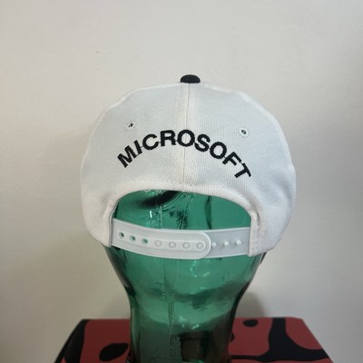 VINTAGE Microsoft Windows 95 Hat Launch Snapback Logo Cap 90s