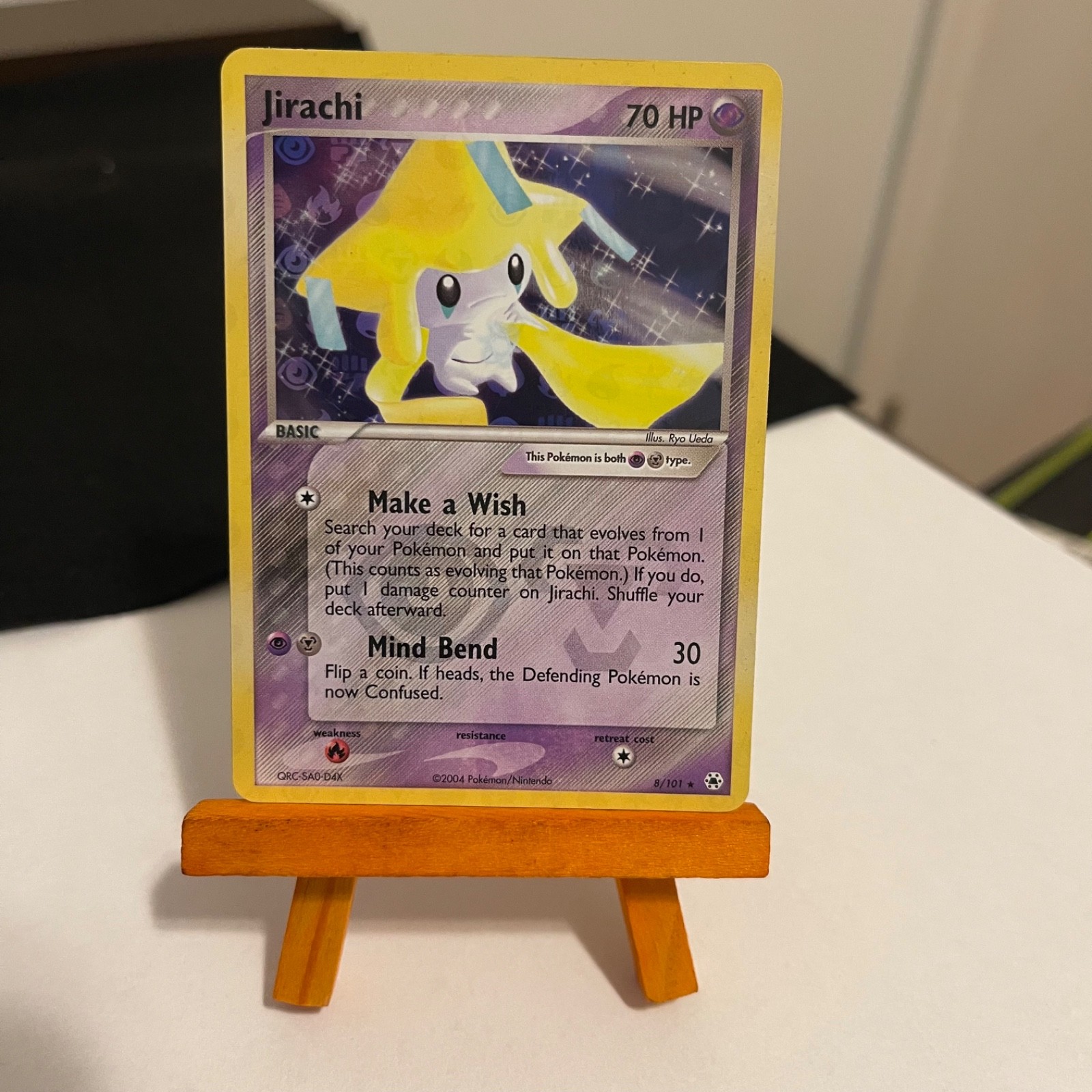 Jirachi 8/101 Reverse Holo - ex Hidden Legends Pokemon Card - LP