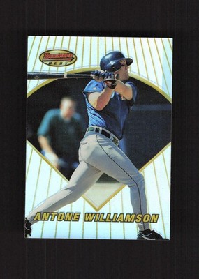 1996 Bowman's Best Refractors #169 Antone Williamson Milwaukee Brewers
