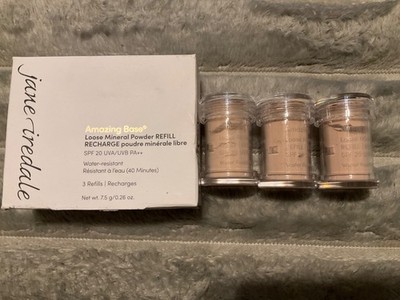 Jane Iredale Amazing Base Loose Powder 3-Refills Light Beige -in replacement box