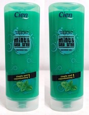 2 x Cien Mint & Tea Tree Shower Gel With Natural Oils 500ml