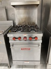 Vulcan 4 Burner Gas Range w/Convection Oven