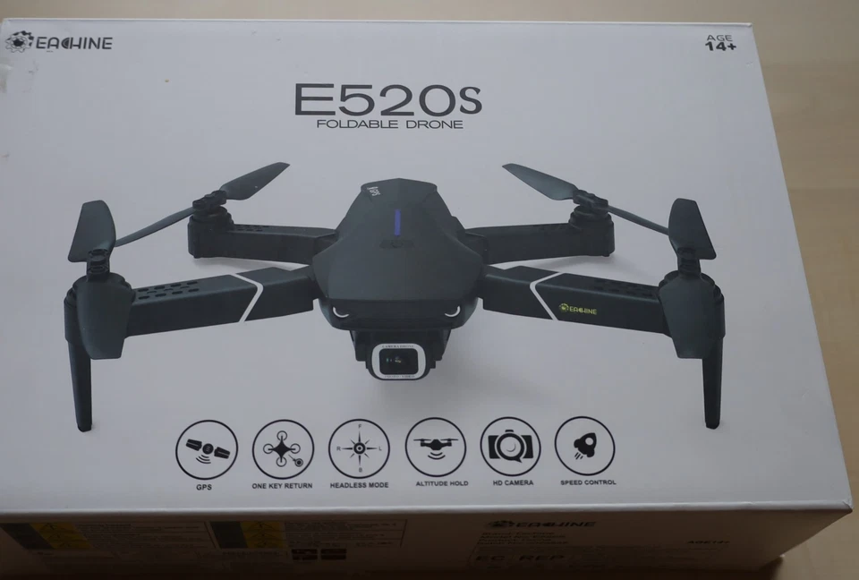 EACHINE E520S GPS Drohne mit 4k HD Kamera,5G - neuwertig + 2 Bücher - Bild 3 von 4