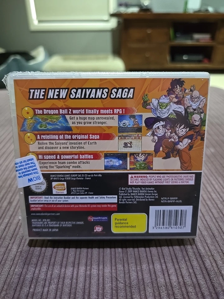 Brand New & Sealed - Dragon Ball Z Attack of the Saiyans DS Video Game PAL RARE - Image 3 of 3