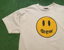 Drew House T-Shirt Mens Small Adult Justin Bieber Smiley Face Mascot SS Skate