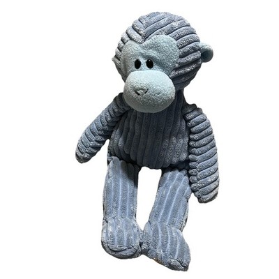 Gund Marbles Blue Monkey Corduroy Plush 15'' Peace Love 319558 Peace Sign