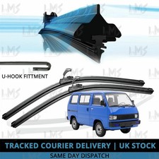 For Daihatsu Hijet 1986-1989 Front Windscreen 16" 16" Flat Aero Wiper Blades Set
