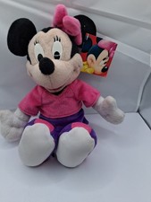Minnie Mouse Plush Doll 12" Fisher-Price 2001 Disney Vintage with Tag New
