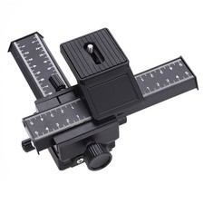 4 Way Macro Focusing Rail Slider With 1/4 Mounting Screw For Close Up Shooting