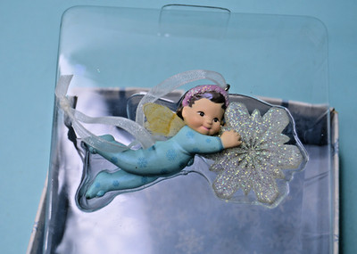 vtg 2002 Hallmark Frostlight Faeries Joanne Eschrich Baby Estrella Light