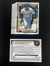 2024 Bowman Tony Blanco Jr. Prospects LOT OF 31 CARDS #BP-132 Pittsburgh Pirates