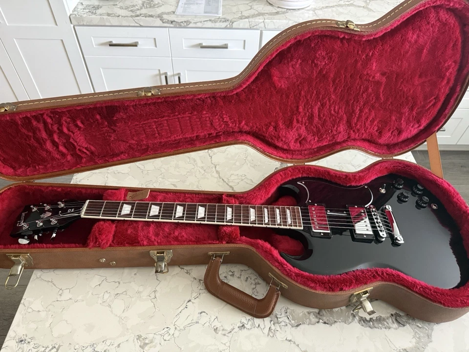 2017 Gibson SG Standard Black  Very Good - Image 4 of 4