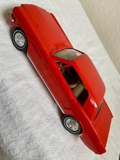 AMT 1966 Ford Mustang Promo Red w/tan interior, chrome trim  staggered wheels