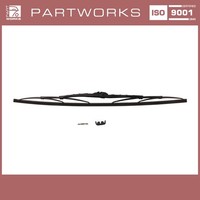Scheibenwischerblatt Original Porsche 924 944 928 Hinten