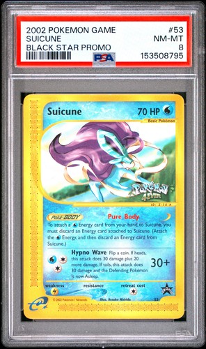 Suicune graded PSA 8 for sale on eBay