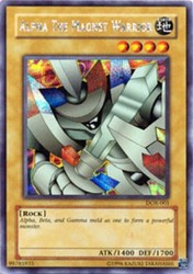 Alpha the Magnet Warrior DOR-001 Duelist of the Roses Secret Rare