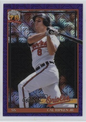 2026 Topps Series 1 Purple Refractor 8/250 Cal Ripken Jr #91C-63 HOF 17uv