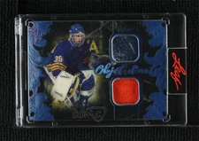 2021 Leaf Art of Hockey Objet d'Art Relics Purple /15 Dominik Hasek #ODA-07 HOF
