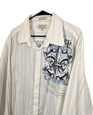Vintage Eighty-Eight XXL Button Down Shirt Grunge ETERNITY Full Back Design Long
