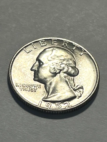 1952-S Washington Quarter/Silver/AU+ #978