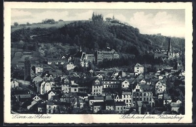 Ansichtskarte Linz a. Rhein, Blick auf den Kaiserberg 