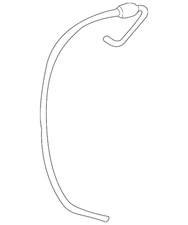 Genuine Ford Pressure Hose 3R3Z-3A719-BA