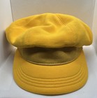Vintage Y2K Nike Newsboy Cabbie Flat Cap Size Small Color Yellow